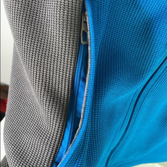 SPYDER Blue Fleece Lined Knit Jacket | L - Picture 3 of 10